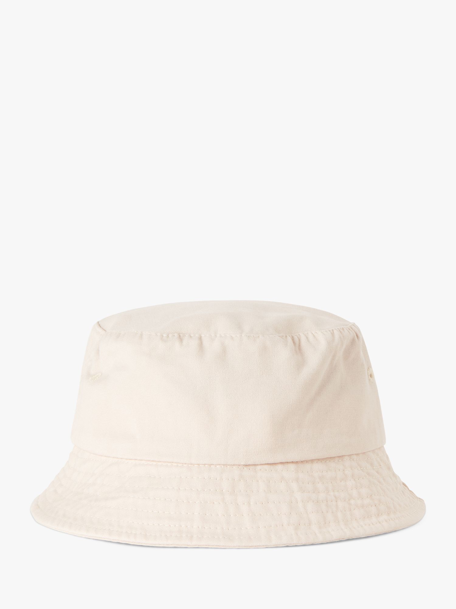 Benetton Kids' Logo Embroidered Bucket Hat, Cream, S