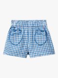 Benetton Kids' Check Seersucker Fruit Shape Pocket Shorts