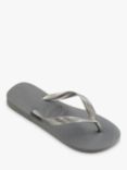 Havaianas Metallic Flip Flops, Silver Grey