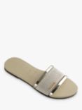 Havaianas Trancoso Slider Sandals, Sand Grey