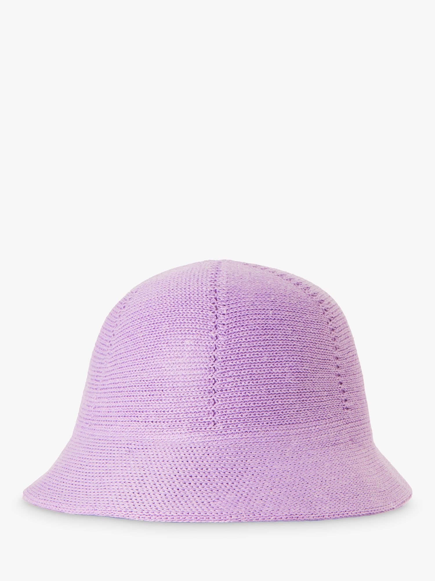 Benetton Kids' Knit Cloche Hat, Mauve, S