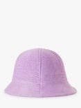 Benetton Kids' Knit Cloche Hat, Mauve