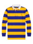 Polo Ralph Lauren Big & Tall Rugby Shirt, Yellow / Azure