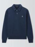 Polo Ralph Lauren Loopback Cotton Long Sleeve Polo Shirt, Cruise Navy