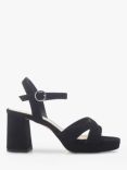 Moda in Pelle Marli Suede Platform Sandals, Black