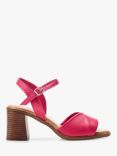 Moda in Pelle Lanie Soft Leather Block Heel Sandals, Pink