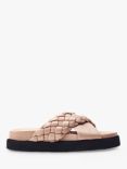 Moda in Pelle Shoon Aimee Plaited Strap Leather Sandals, Taupe