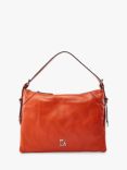 Moda in Pelle Jasmine Leather Shoulder Bag, Orange