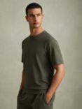 Reiss Wick T-Shirt, Green Smoke