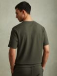 Reiss Wick T-Shirt, Green Smoke