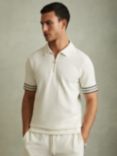 Reiss Bristol Polo Shirt, Off White