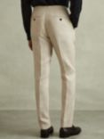 Reiss Halgas Linen Trousers, Oatmeal