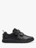 Clarks Kids' Steggy Pace Shoes, Black Leather