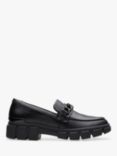 Clarks Kids' Evyn Walk Leather School Loafers, Black