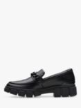 Clarks Kids' Evyn Walk Leather School Loafers, Black