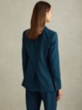 Reiss Jade Wool Blend Blazer, Teal