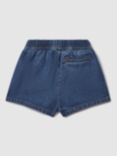 Reiss Kids' Marloe Denim Shorts, Blue