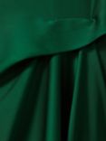 Reiss Micah Drape Occasion Midi Dress, Green