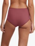 Chantelle Norah Comfort High Waisted Knickers, Berry