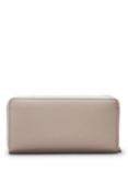 Calvin Klein Logo Zip Around Purse, Sand Pebble