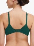 Chantelle French Leavers Lace Half Cup Bra, Empire Green
