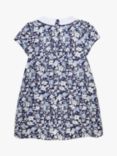 Trotters Kids' Annie Floral Cord Dress, Navy Floral