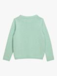 Trotters Kids' Pony Wool Blend Jumper, Sea Green