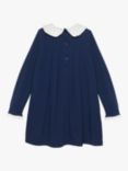 Trotters Kids' Violet Collar Dress, Navy