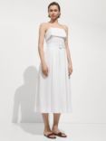 Mango Nicola Belted Dress, White