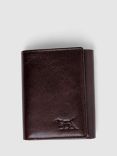 Rodd & Gunn Wesport Leather Tri Fold Wallet, Chocolate,