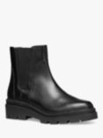 Geox Felleny Leather Flatform Chelsea Boots