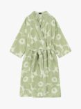 Marimekko Unikko Bath Robe, Green