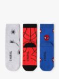 Lindex Kids' Spiderman Socks, Pack of 3
