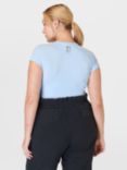 Sweaty Betty x Merrell  Ascend Athlete Seamless Workout T-Shirt, Breeze Blue