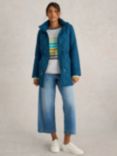 White Stuff Emilia Quilted Coat, Teal