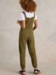 White Stuff Daphne Dungarees, Khaki