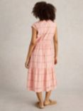 White Stuff Fleur Broderie Dress, Dusky Pink, Dusky Pink