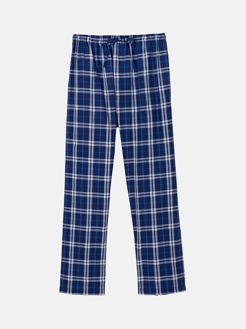 British Boxers Cotton Pyjama Trousers, Chester Blue, S