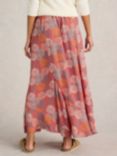 White Stuff Sara Maxi Skirt, Pink/Multi