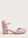 Monsoon Kids' Shimmer Bow Heels, Pink
