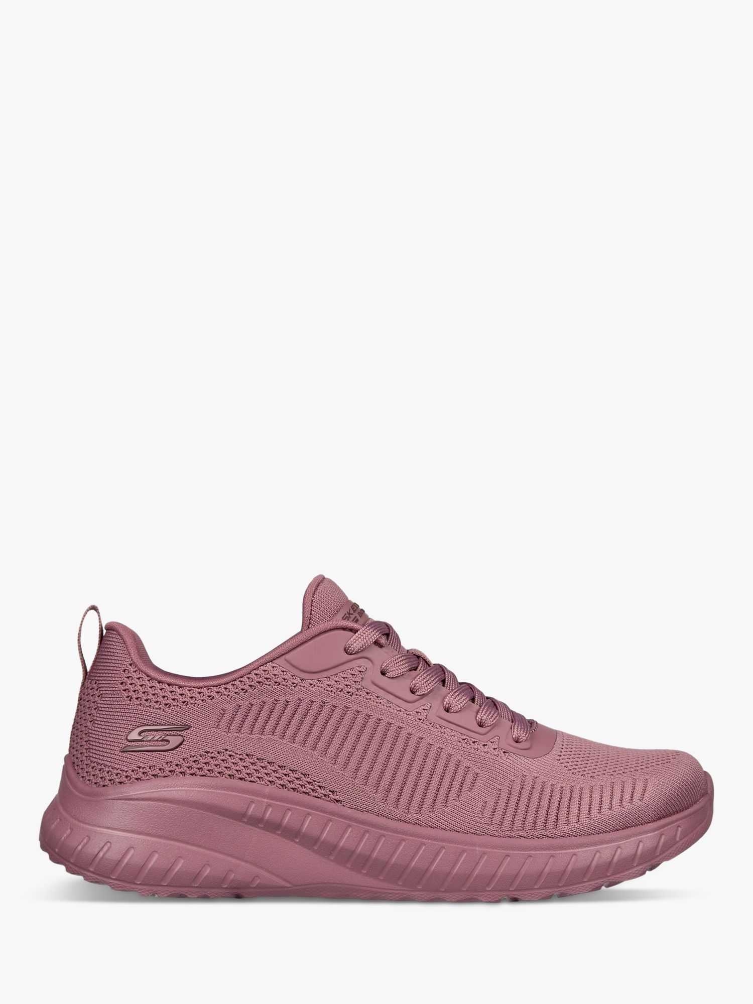 Skechers Bob Squad Chaos Face Off Trainers, Dark Pink