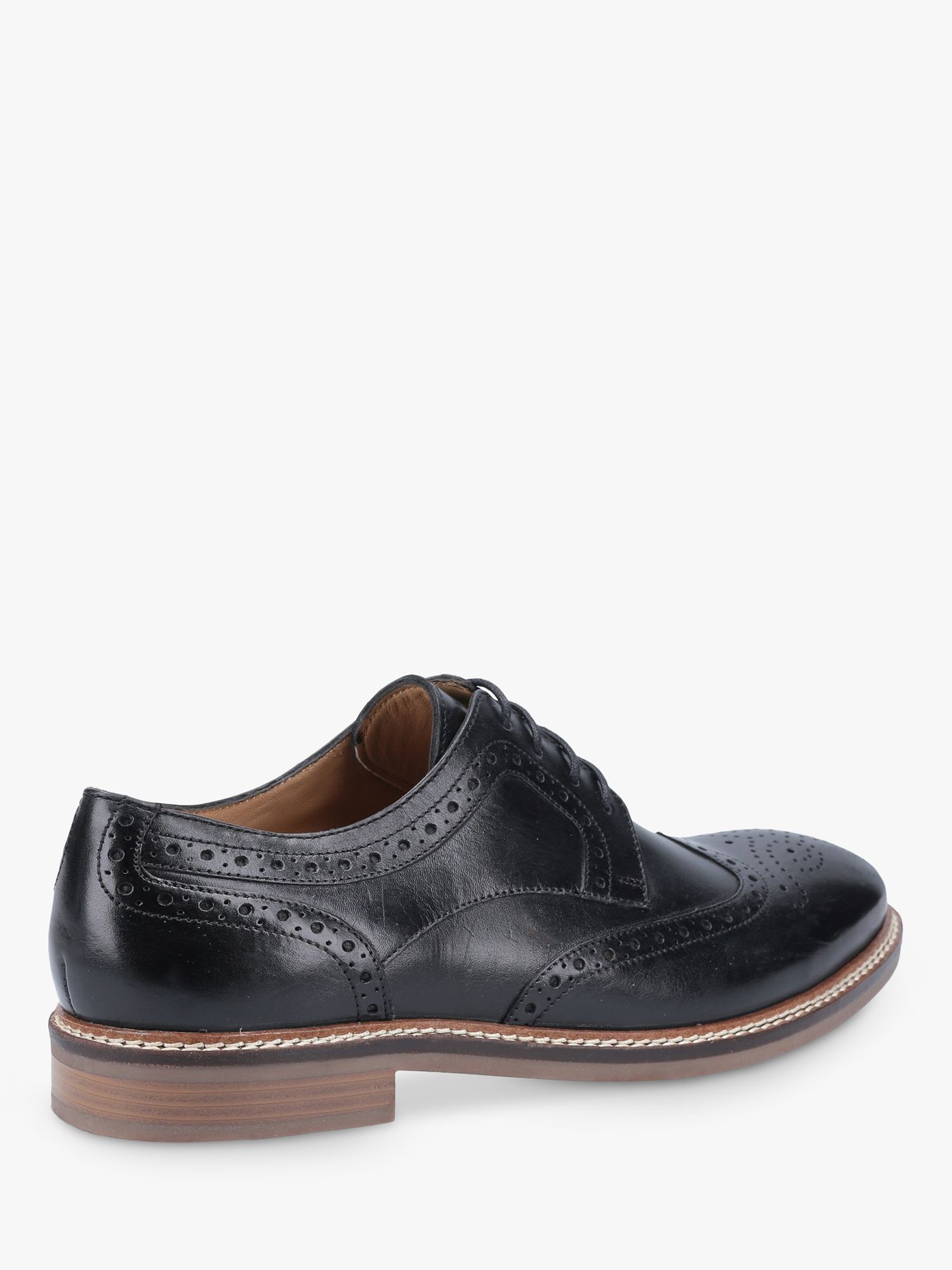 Hush Puppies Bryson Leather Brogues, Black, 6