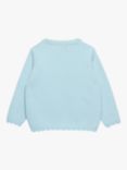 Trotters Kids' Hollie Hedgehog Cardigan, Sea Blue