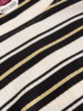 White Stuff Stripe Tee, Black/Cream