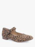 Hush Puppies Melissa Suede Leopard Print Mary Jane Shoes, Tan