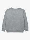 Trotters Kids' Cotton Guardsman Sweatshirt, Grey Marl