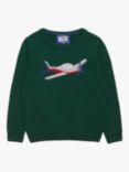 Trotters Kids' Plane Jumper, Navy