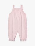 Trotters Baby Cotton Dungarees, Pink/Multi