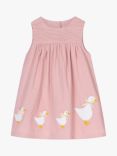 Trotters Baby Ducks Pinafore, Pink Cord