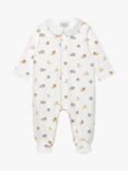 Trotters Baby Augustus & Friends Organic Cotton Blend Bodysuit, White/Multi